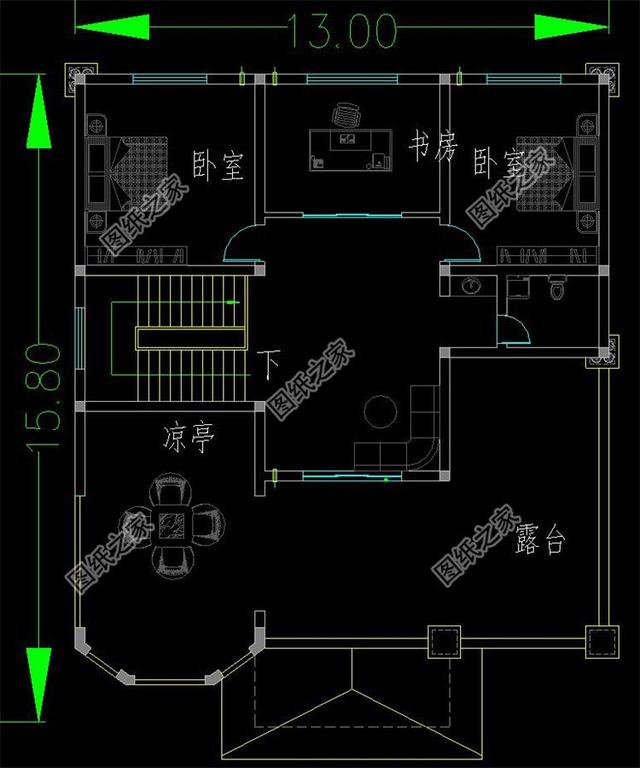 三層半四層別墅設(shè)計(jì)圖，在老家建一棟，親戚朋友都羨慕