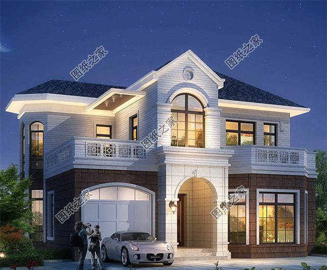 四款鄉下自建二層房圖片，回家建一棟，經濟又實用