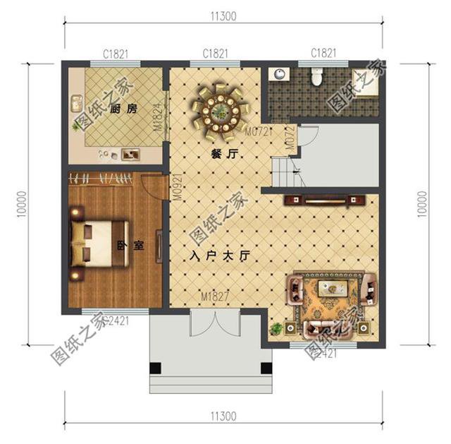 四款鄉下自建二層房圖片，回家建一棟，經濟又實用