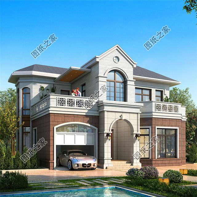 四款鄉下自建二層房圖片，回家建一棟，經濟又實用