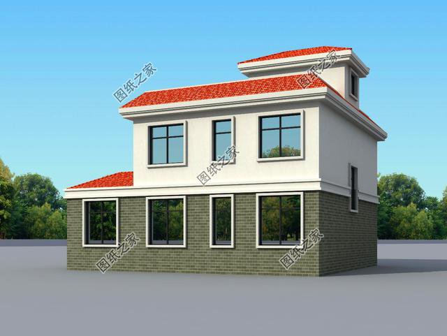 四款鄉下自建二層房圖片，回家建一棟，經濟又實用