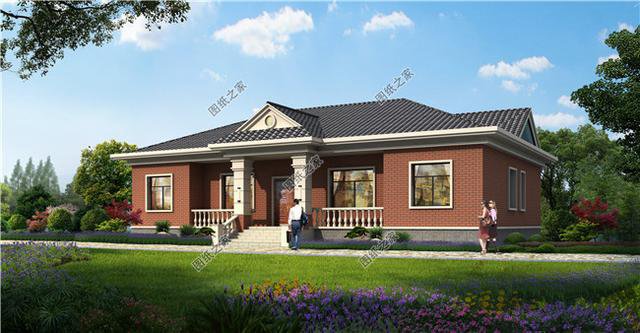 農村5間平房格局圖片，給父母建一棟，親戚朋友都夸孝順