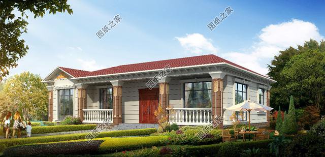 農村5間平房格局圖片，給父母建一棟，親戚朋友都夸孝順