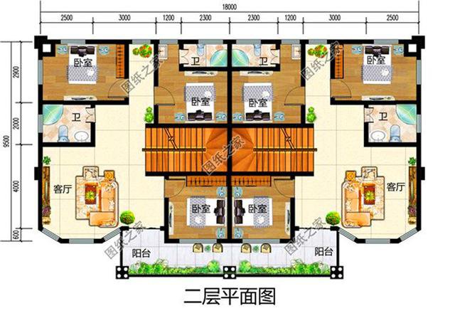 農(nóng)村最新款三層雙拼別墅，家里倆兄弟再也不用爭了，鄰居都羨慕