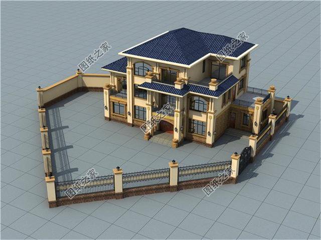 三套農村四間三層自建房圖，看看哪一套更符合您的審美