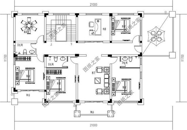 三套農村四間三層自建房圖，看看哪一套更符合您的審美