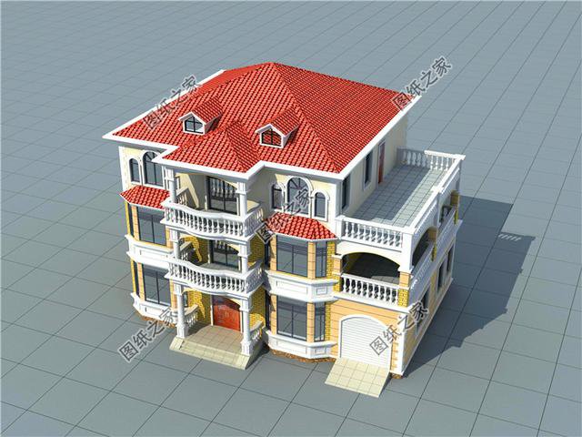 三套農村四間三層自建房圖，看看哪一套更符合您的審美