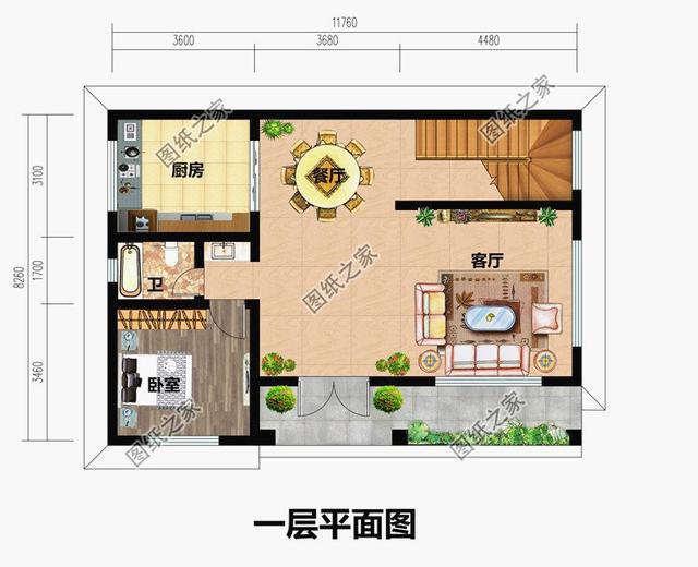 80至90平米農村自建房設計圖，小戶型，80、90后的最愛