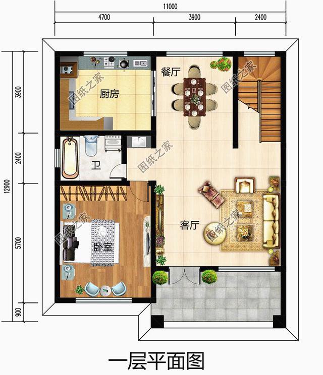 3款磚混二層別墅設(shè)計圖，收藏圖紙拿回老家建房最好不過了