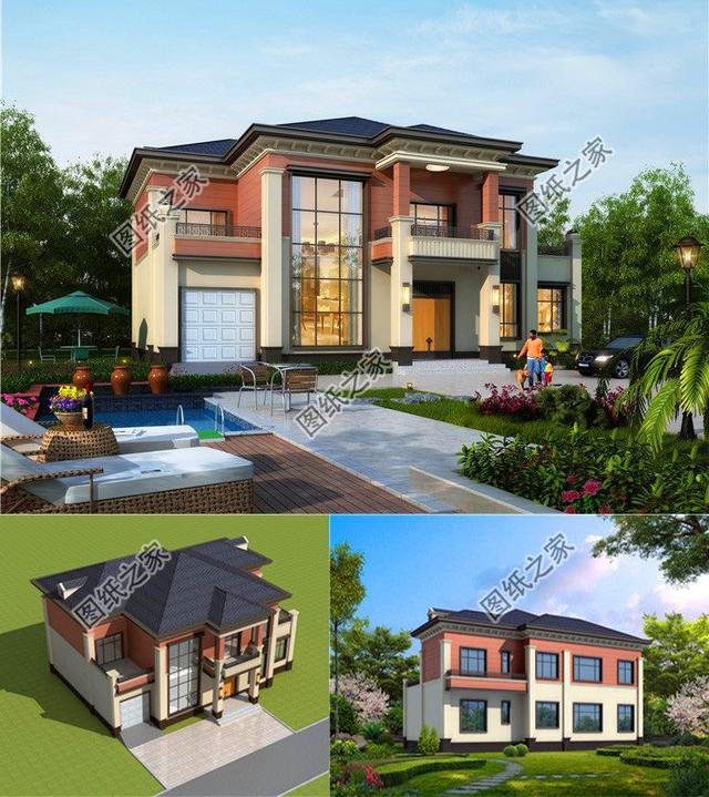 農(nóng)村二層別墅設(shè)計(jì)圖片，大氣實(shí)用又接地氣，總有一款能打動(dòng)你的心