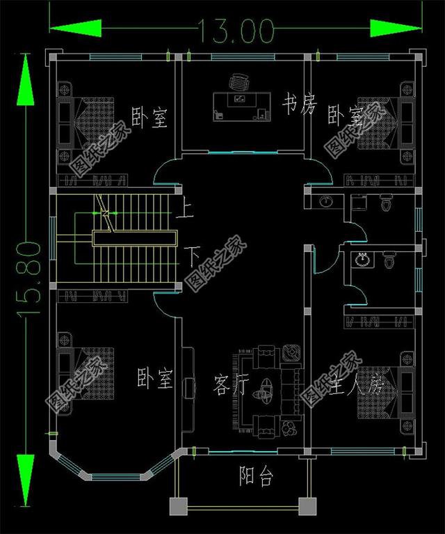 三層半自建房外觀圖，精致細膩，每個人的秘密花園