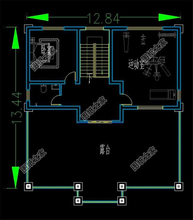 三層半自建房外觀圖，精致細膩，每個人的秘密花園