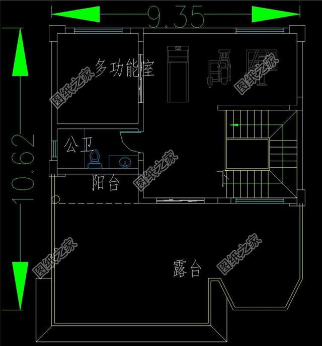 三層半自建房外觀圖，精致細膩，每個人的秘密花園
