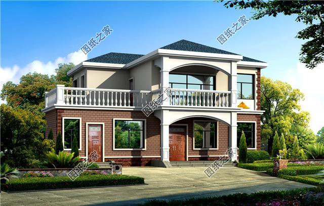 農村二層小樓設計圖，現(xiàn)代農村一定要建造的，你還不看看