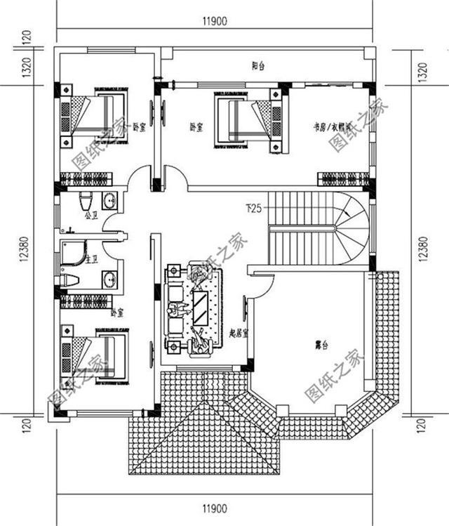 30萬農村自建別墅三層設計圖這樣建，絕對沒有人敢說你土，還不快收藏圖紙