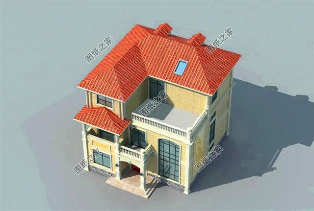 占地120平方米兩層半房屋設計圖，簡直就是農村自建房中的潮流