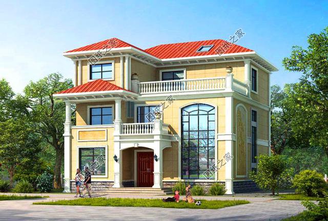 占地120平方米兩層半房屋設計圖，簡直就是農村自建房中的潮流