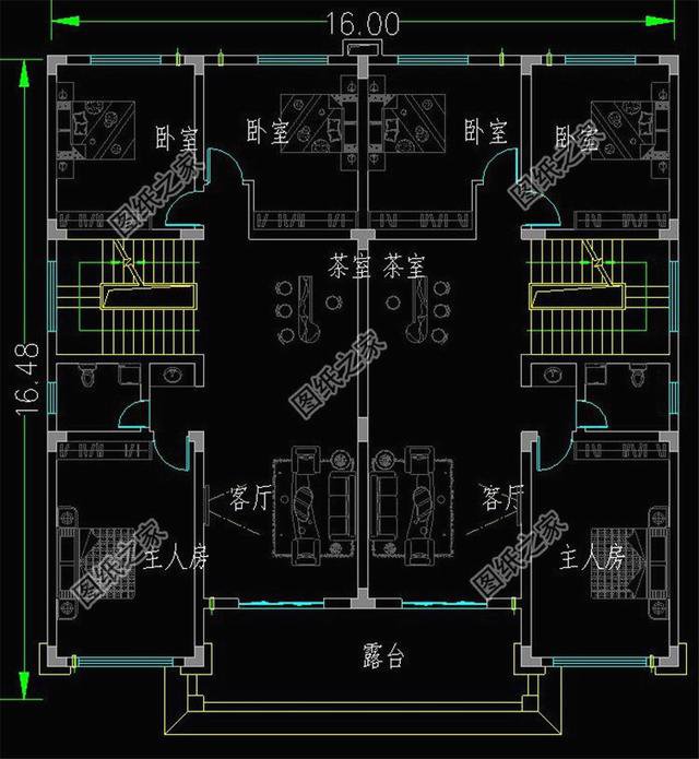 3款雙拼別墅外觀圖片，家里有兄弟的，就該這樣建
