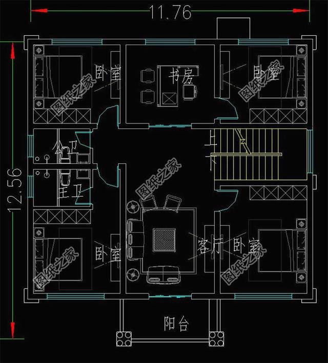 3套農村三層樓房設計圖，讓你蓋房無憂，效果圖+戶型圖
