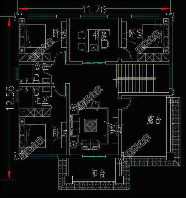 3套農村三層樓房設計圖，讓你蓋房無憂，效果圖+戶型圖
