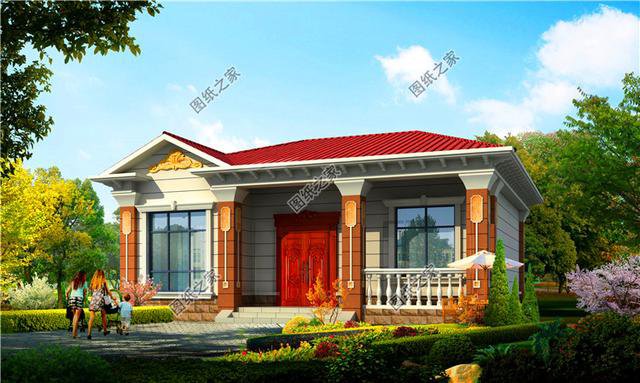 三款農村平房歐式裝修風格，家里人看了笑的合不攏嘴