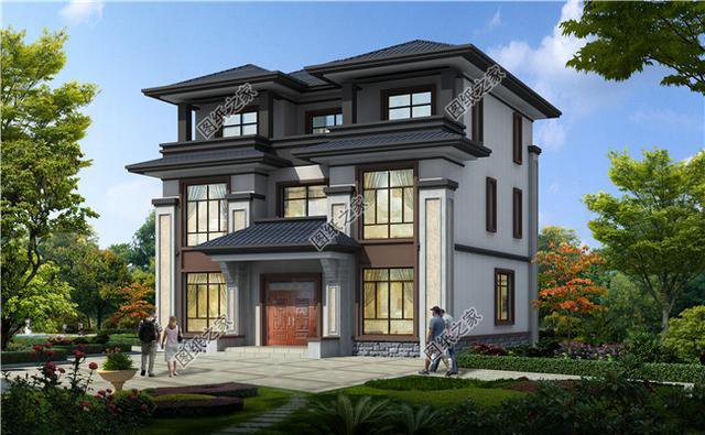 130平三層別墅設計，多種風格供你選擇，都是精品圖