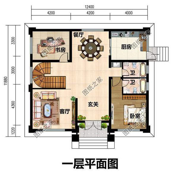 130平三層別墅設計，多種風格供你選擇，都是精品圖