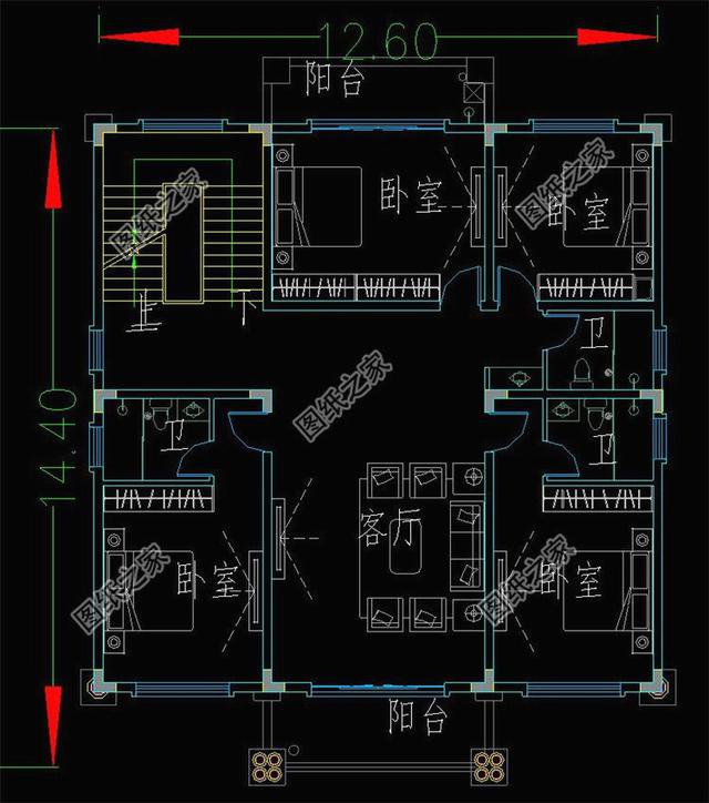 農村四層自建房效果圖，蓋起來毫不遜色，高端大氣上檔次