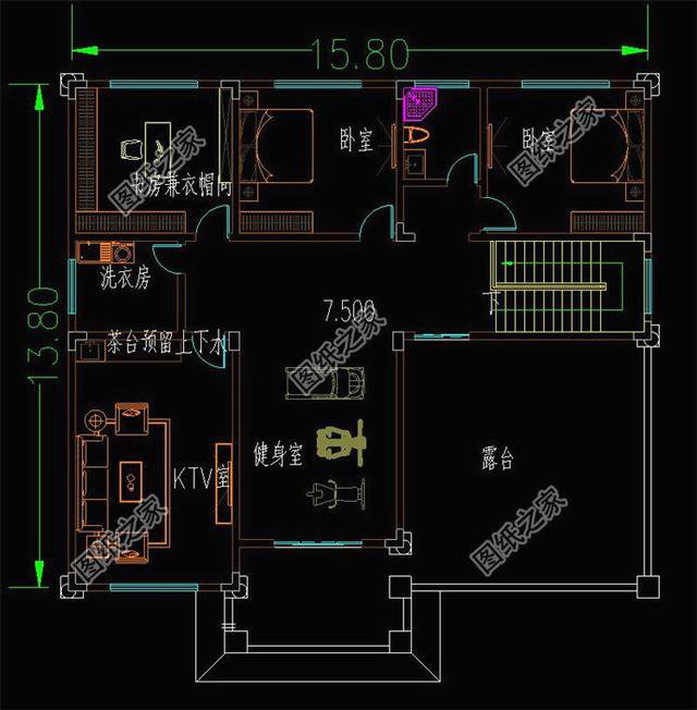3款歐式風格鄉村別墅效果圖，適合農村建房的你，有全套圖紙