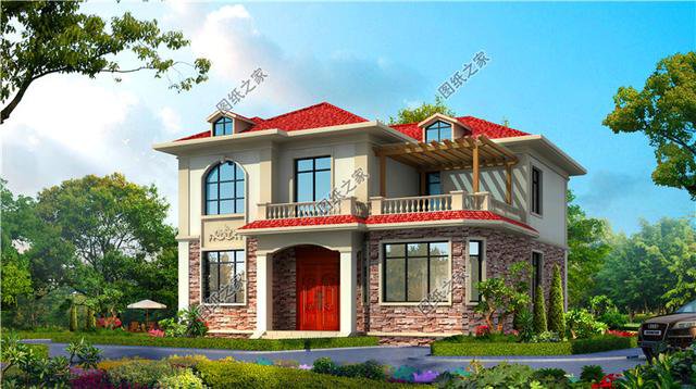 三款開間12米別墅設計圖，非常適合農村自建，就不信沒有你中意的