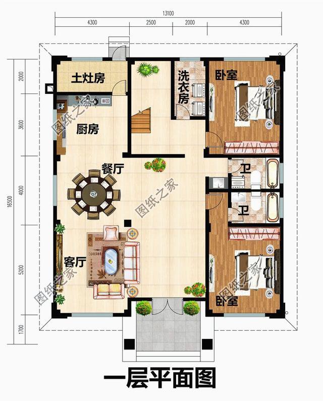 獨棟三層別墅設計圖，建成太氣派，讓鄰居羨慕去吧