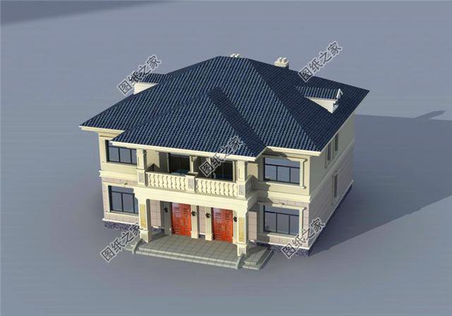 農(nóng)村兄弟雙拼二層別墅圖片，兄弟一起建房，這樣設(shè)計(jì)絕了