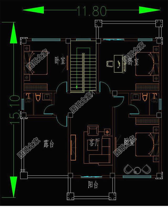 面寬12米二層小別墅圖片，實物圖好看極了，鄰居看了也想建一棟