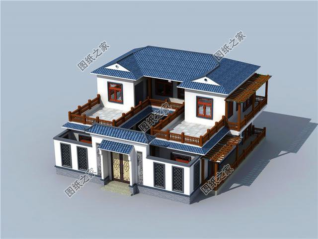 三款農村自建小四合院圖，這才是咱們老百姓該住的房子，太美了