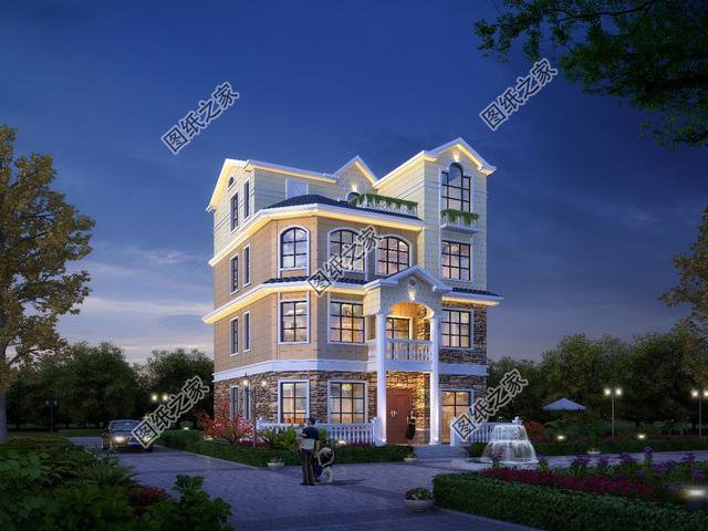 120平普通農村建房設計圖，造型完美，農村建房最明確的選擇