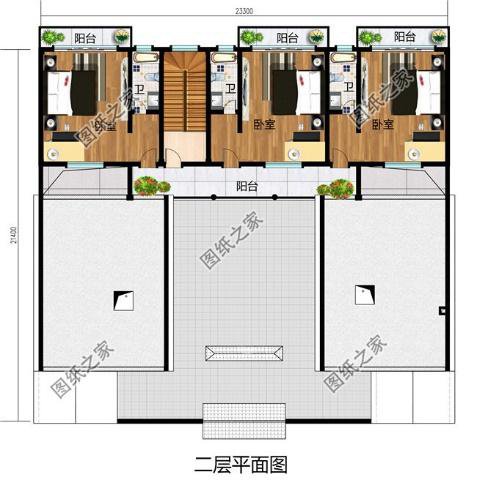 農村中式仿古二層別墅，鄰居見我家建的漂亮，也想來一棟