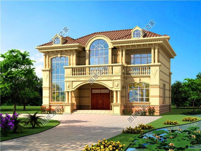 四款簡單又好看的二層磚混別墅設計效果圖，沒有中意的算我輸