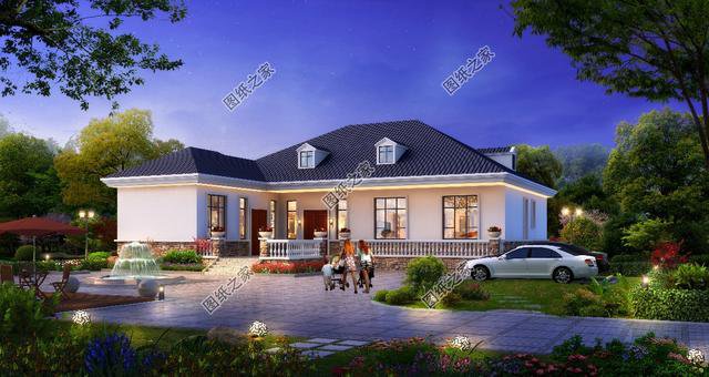 一層現代豪宅，給父母建一棟，回家有面子