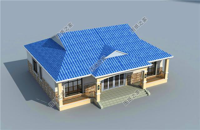 農(nóng)村一層最美房屋設(shè)計圖，造價低戶型好，第二款很多人都喜歡