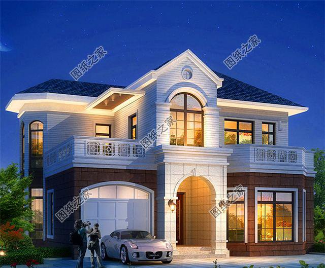 農村二層20萬自建房圖，款款經典時尚，還不收藏圖紙等啥呢？