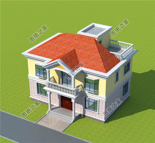 農村二層20萬自建房圖，款款經典時尚，還不收藏圖紙等啥呢？