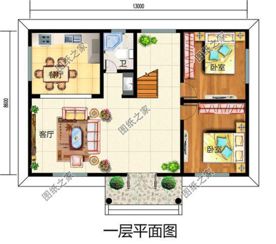 農村二層20萬自建房圖，款款經典時尚，還不收藏圖紙等啥呢？