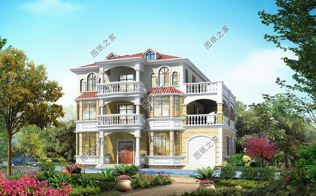 農(nóng)村四開間樓房戶型圖，獨(dú)特的空間配置合理更舒適