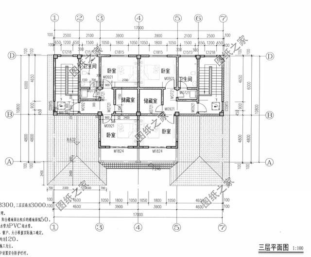18米開間三層雙拼別墅效果圖，兩個孩子一起建，好好享受老年生活