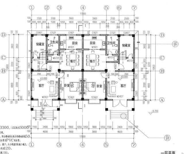 18米開間三層雙拼別墅效果圖，兩個孩子一起建，好好享受老年生活