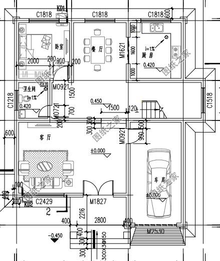 農(nóng)村三間房子設計圖，這樣的建起來的房子真實用
