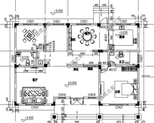農村二層自建房設計圖紙，大戶型，家里人口多的可以這樣建