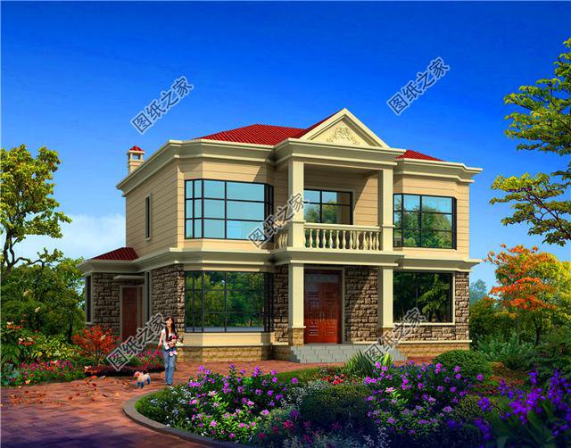 農村自建房設計圖15×12米，簡約大氣，內部結構簡單明了