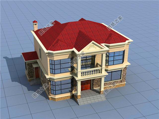 農村自建房設計圖15×12米，簡約大氣，內部結構簡單明了