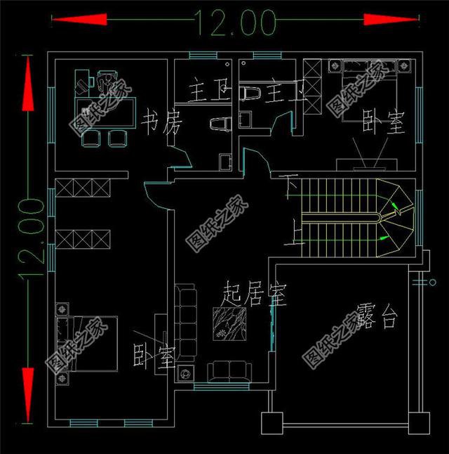農村簡單實用三層復式樓圖，第二款真大氣，適合大眾的好戶型